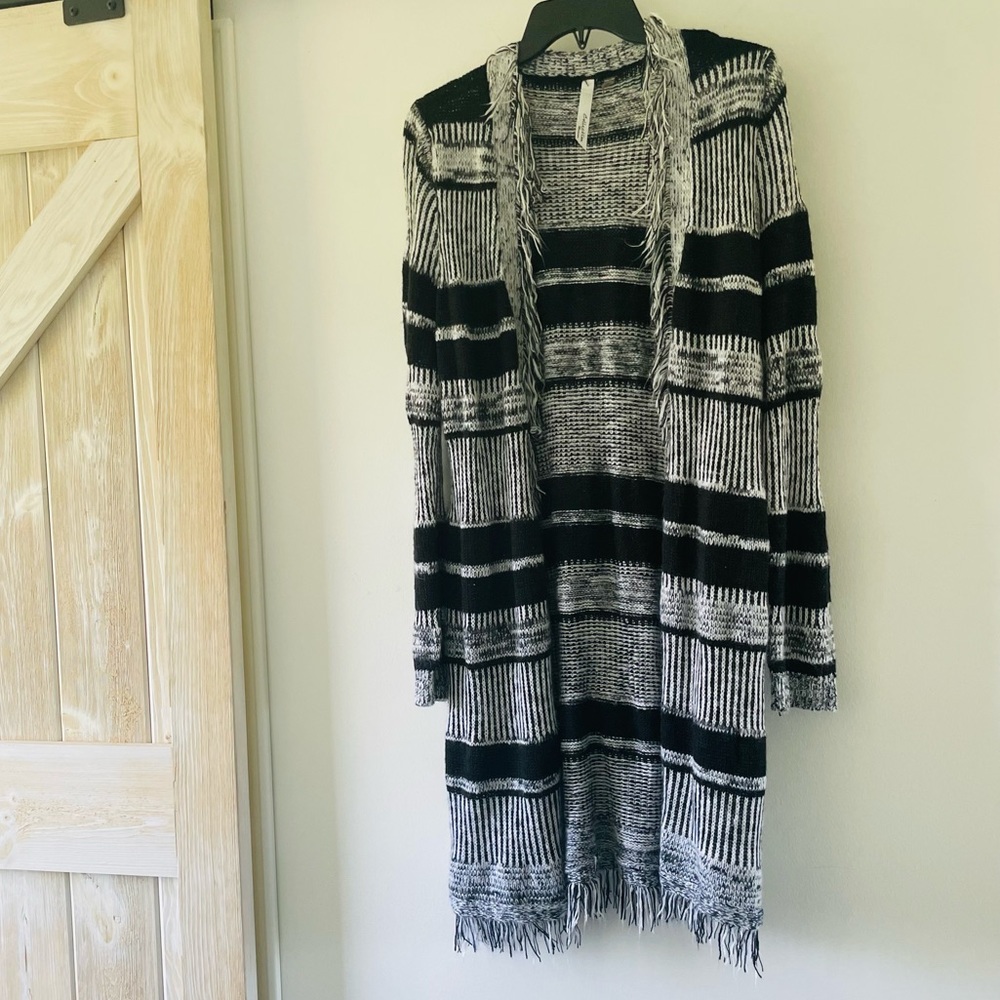 Long Open Sweater